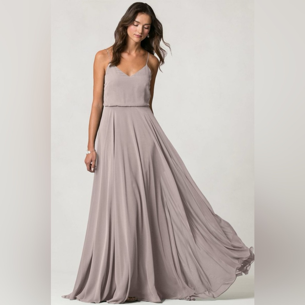 JENNY YOO Inesse Luxe Chiffon Bridesmaid Dress